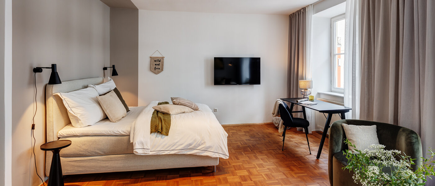 Wohnung München Lehel 01 Schlafbereich 13583