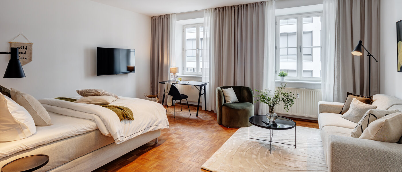 Wohnung München Lehel 02 Wohnbereich 13583