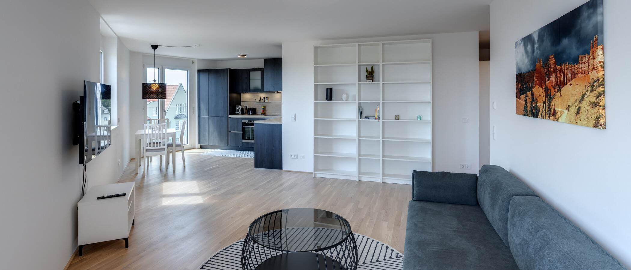 Dachterrassenwohnung München Pasing 01 Wohnbereich 13619