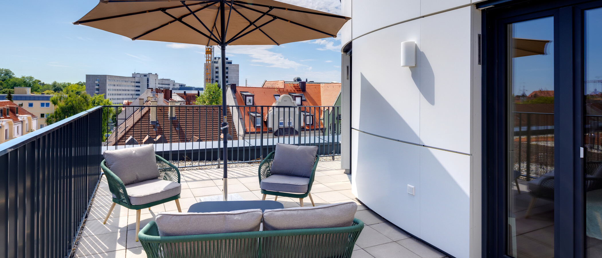Dachterrassenwohnung München Pasing 01 Dachterrasse 13619