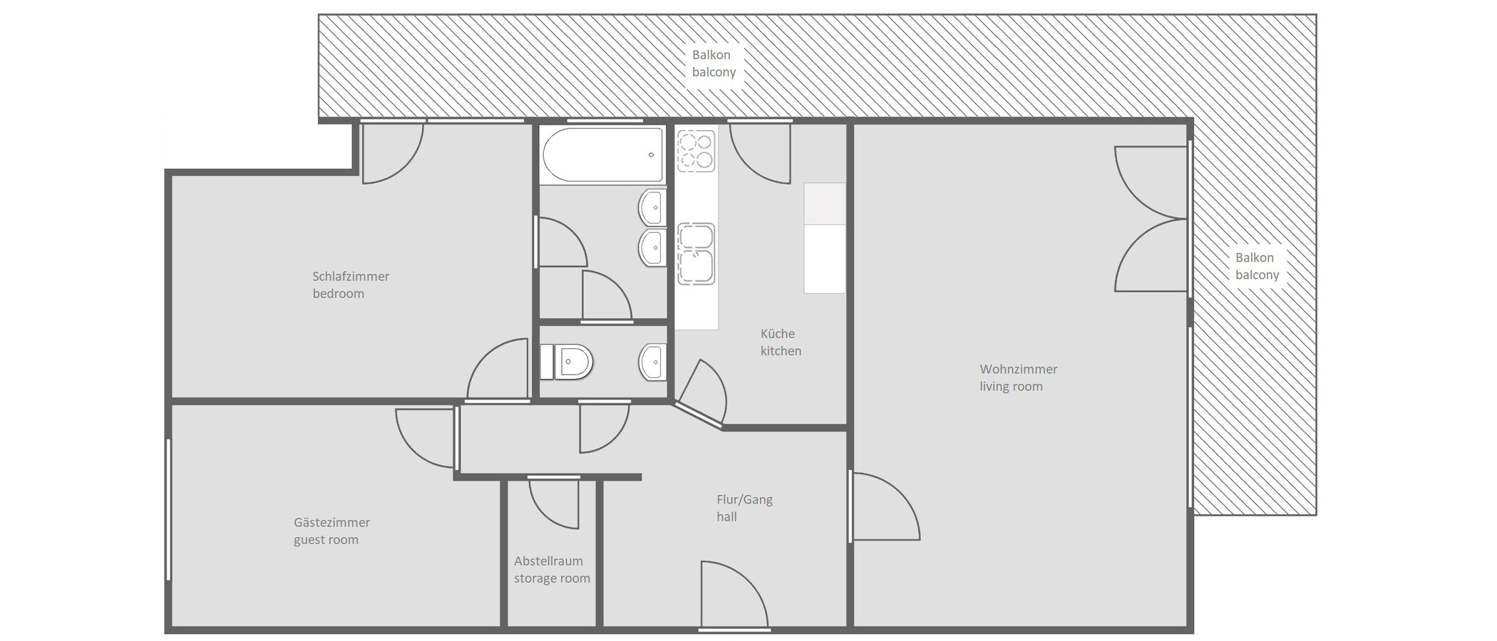 Wohnung München Altbogenhausen 01 Grundriss 13633