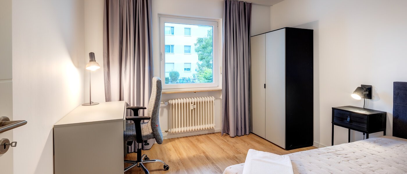 Wohnung München Fasanerie 01 2. Schlafzimmer	 13634