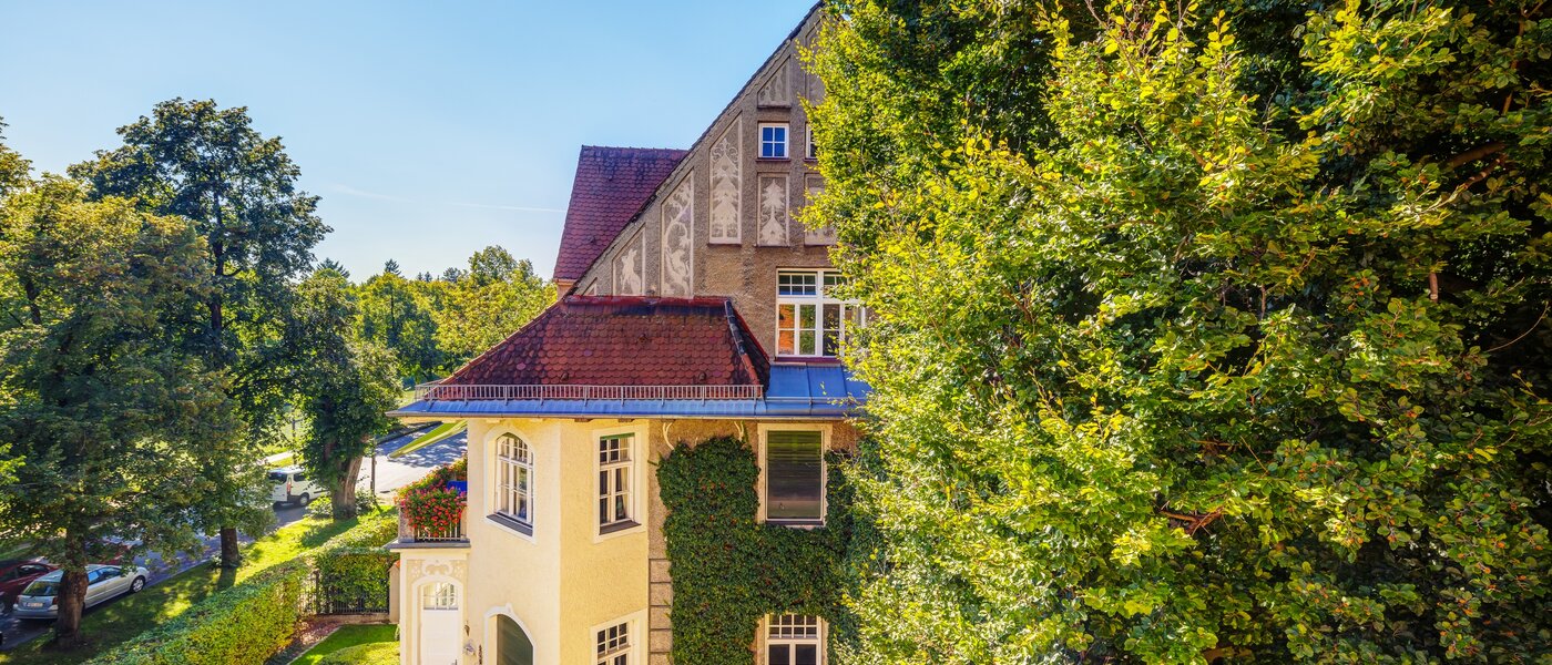 Dachgeschosswohnung München Nymphenburg 04 Aussicht 13654