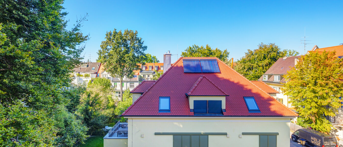 Dachgeschosswohnung München Nymphenburg 05 Aussicht 13654