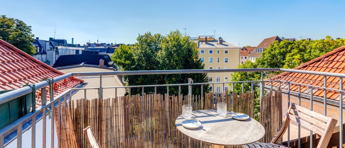 Wohnung München Glockenbachviertel 01 Balkon 13655