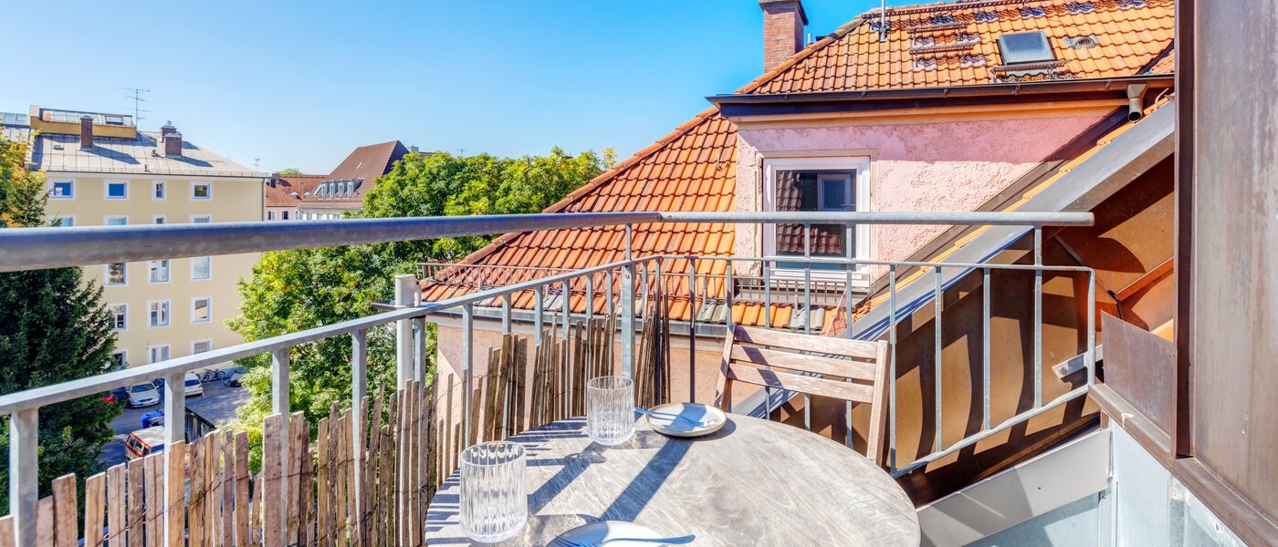 Wohnung München Glockenbachviertel 02 Balkon 13655