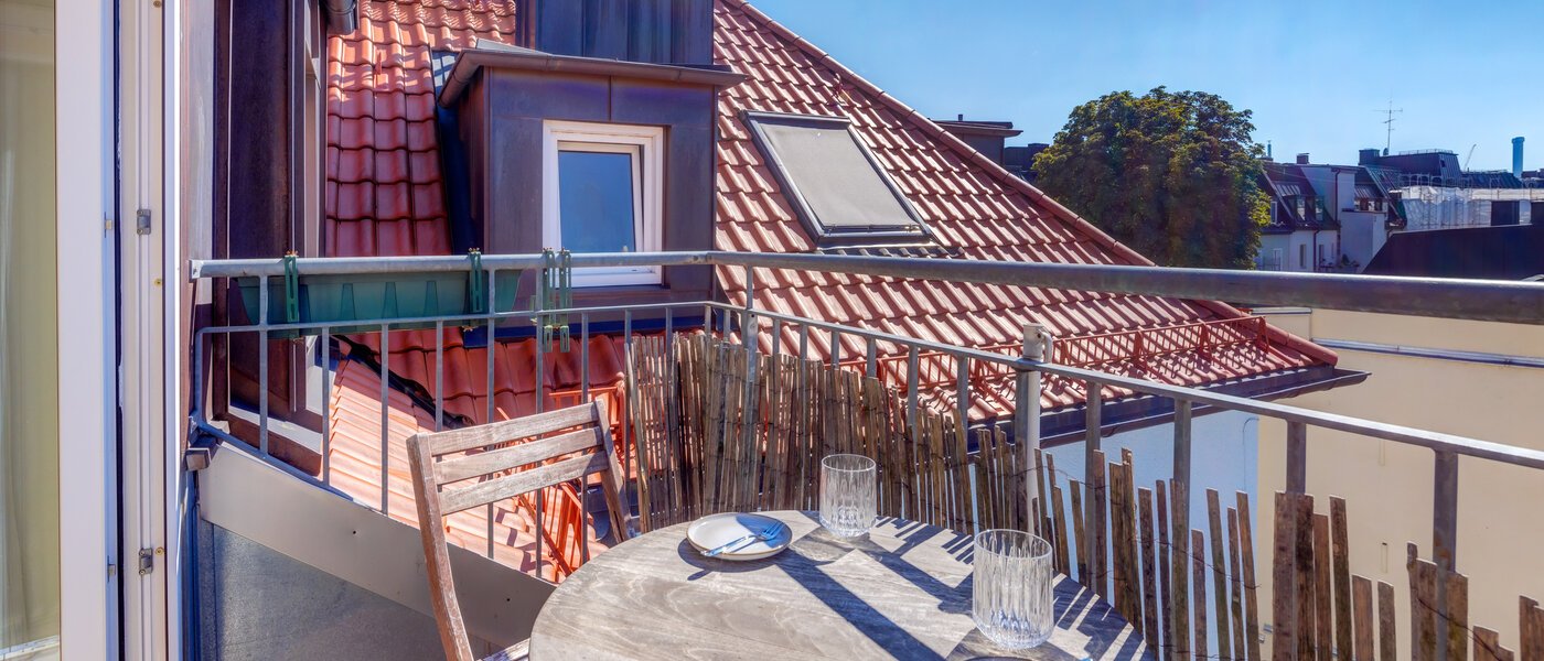 Wohnung München Glockenbachviertel 03 Balkon 13655