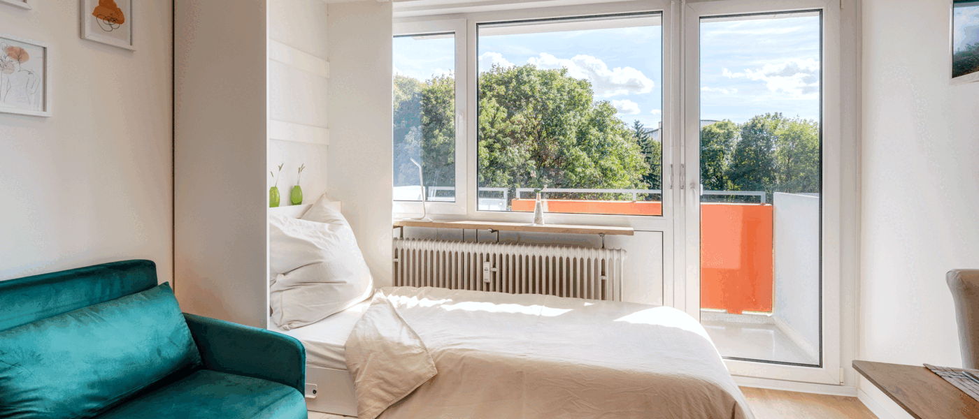 Apartment München Am Hart 01 Schlafbereich 13670