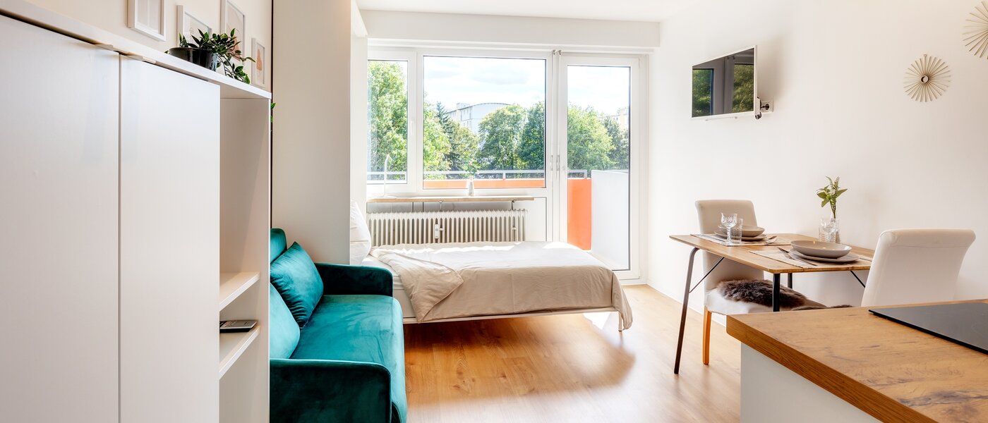 Apartment München Am Hart 03 Wohnbereich 13670