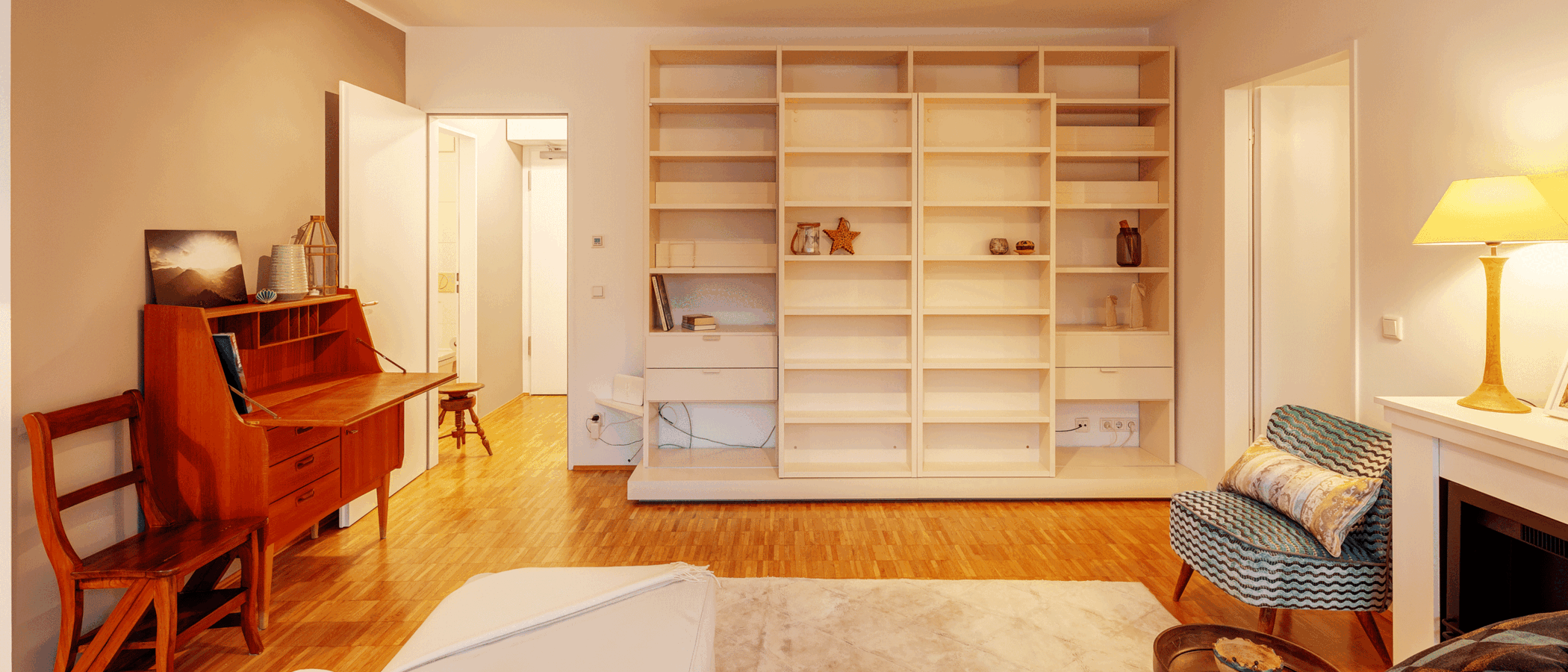 Wohnung München Schwabing-West (rund um den Hohenzollernplatz) 03 Wohnbereich 13671