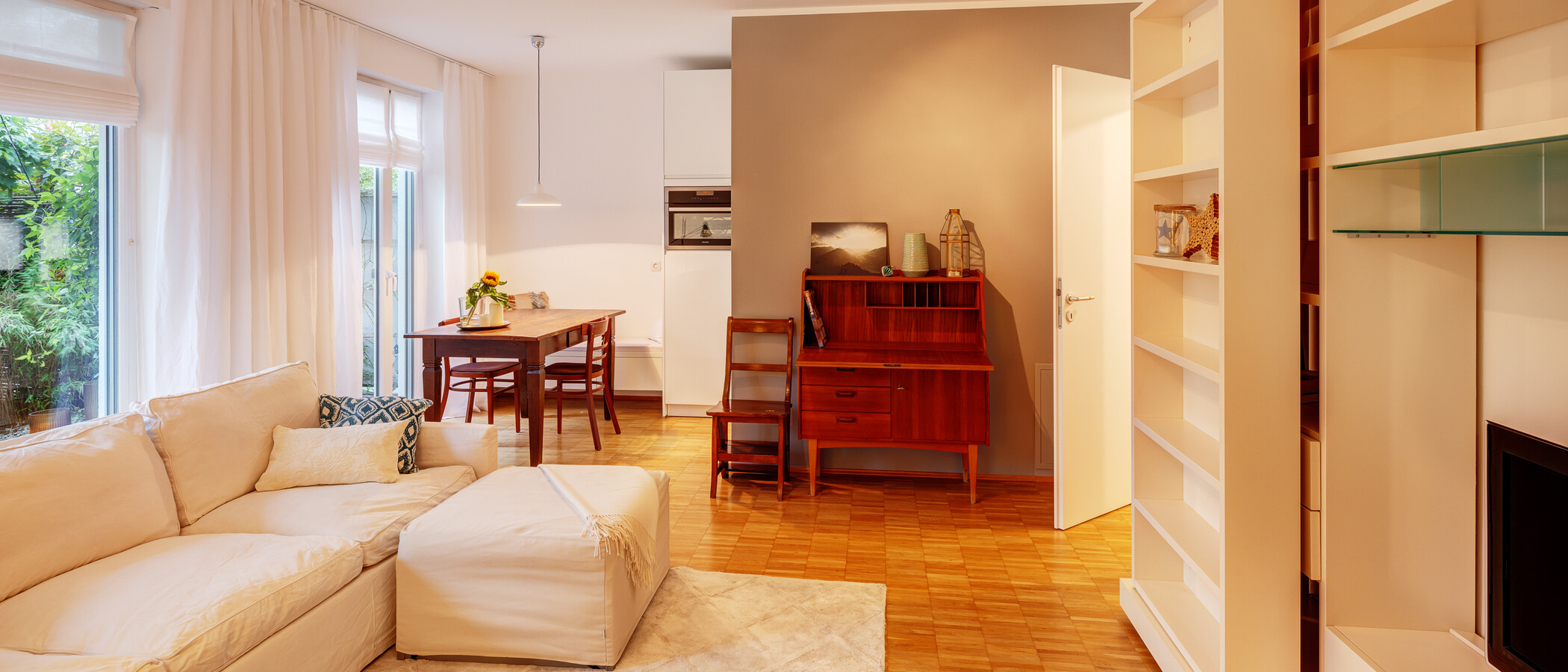 Wohnung München Schwabing-West (rund um den Hohenzollernplatz) 04 Wohnbereich 13671