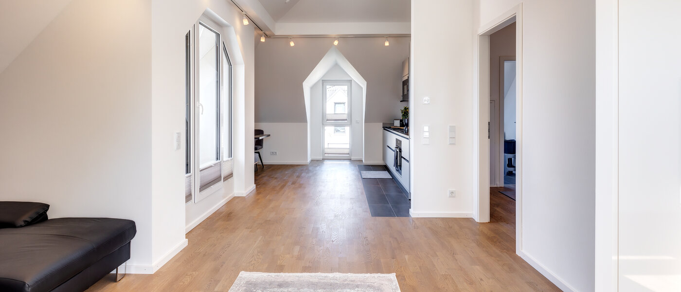 Dachgeschosswohnung Aschheim 02 Wohnbereich 13679