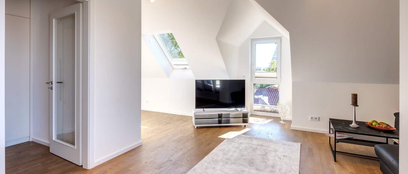 Dachgeschosswohnung Aschheim 03 Wohnbereich 13679