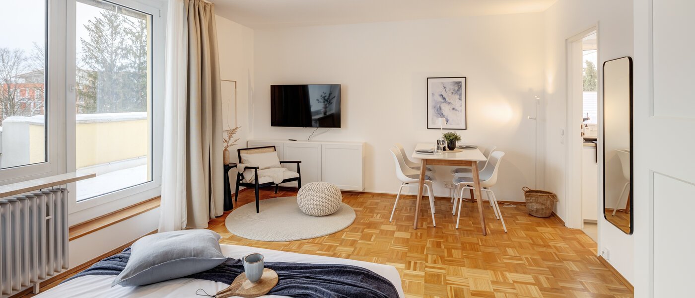 Dachterrassenwohnung München Pasing 03 Schlafbereich 13685