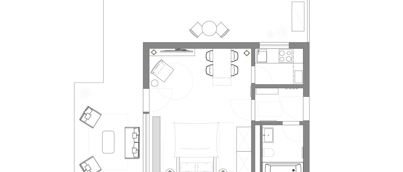 Dachterrassenwohnung München Pasing 01 Grundriss 13685