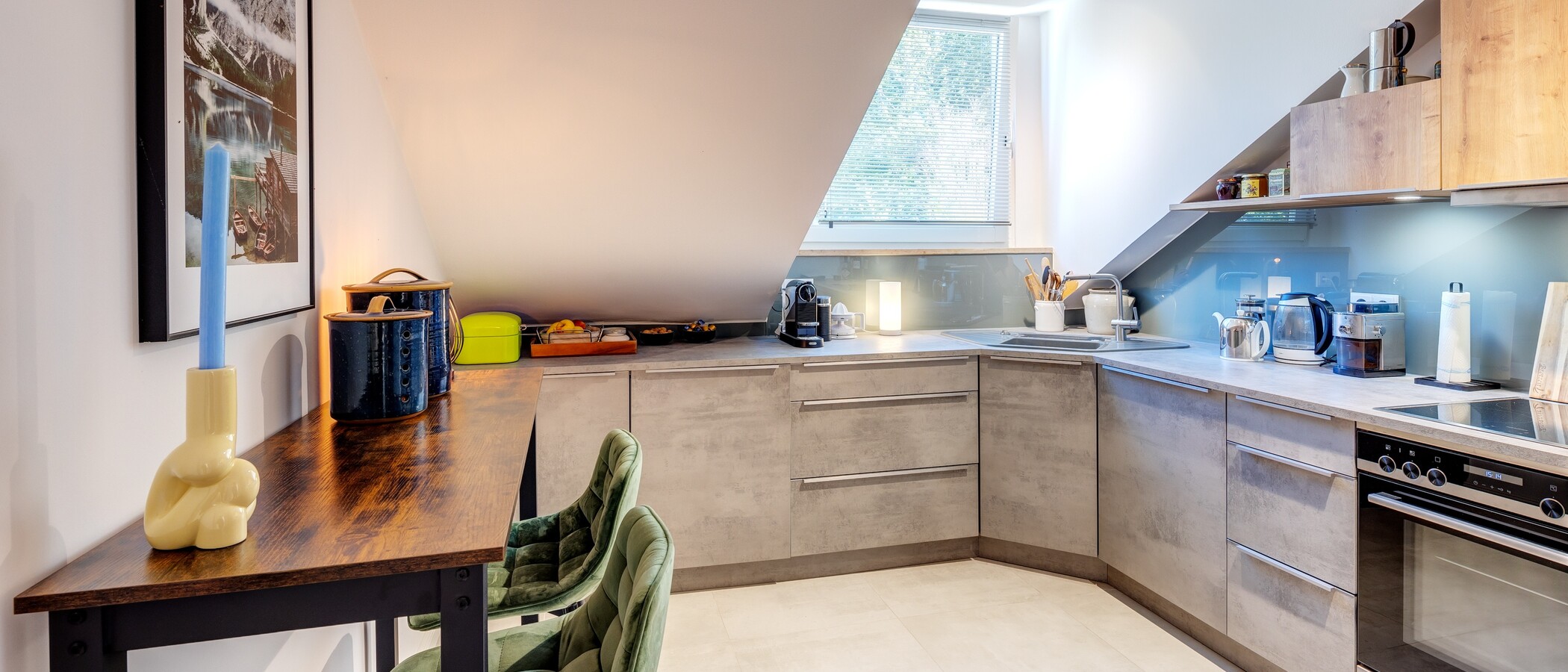 Dachterrassenwohnung München Solln 01 Küche 13689