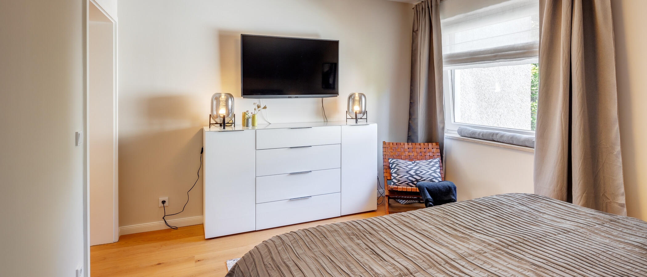 Dachterrassenwohnung München Solln 03 Schlafzimmer 13689