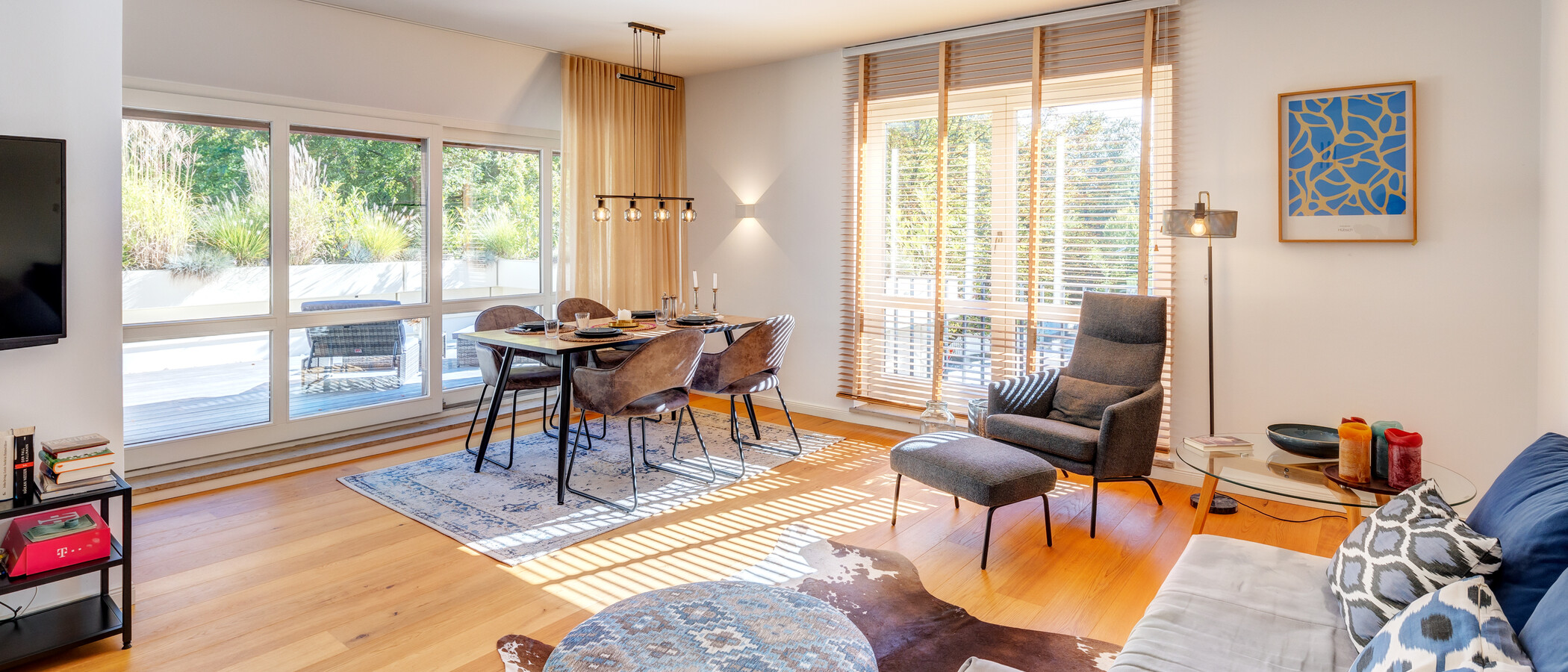 Dachterrassenwohnung München Solln 02 Wohnbereich 13689