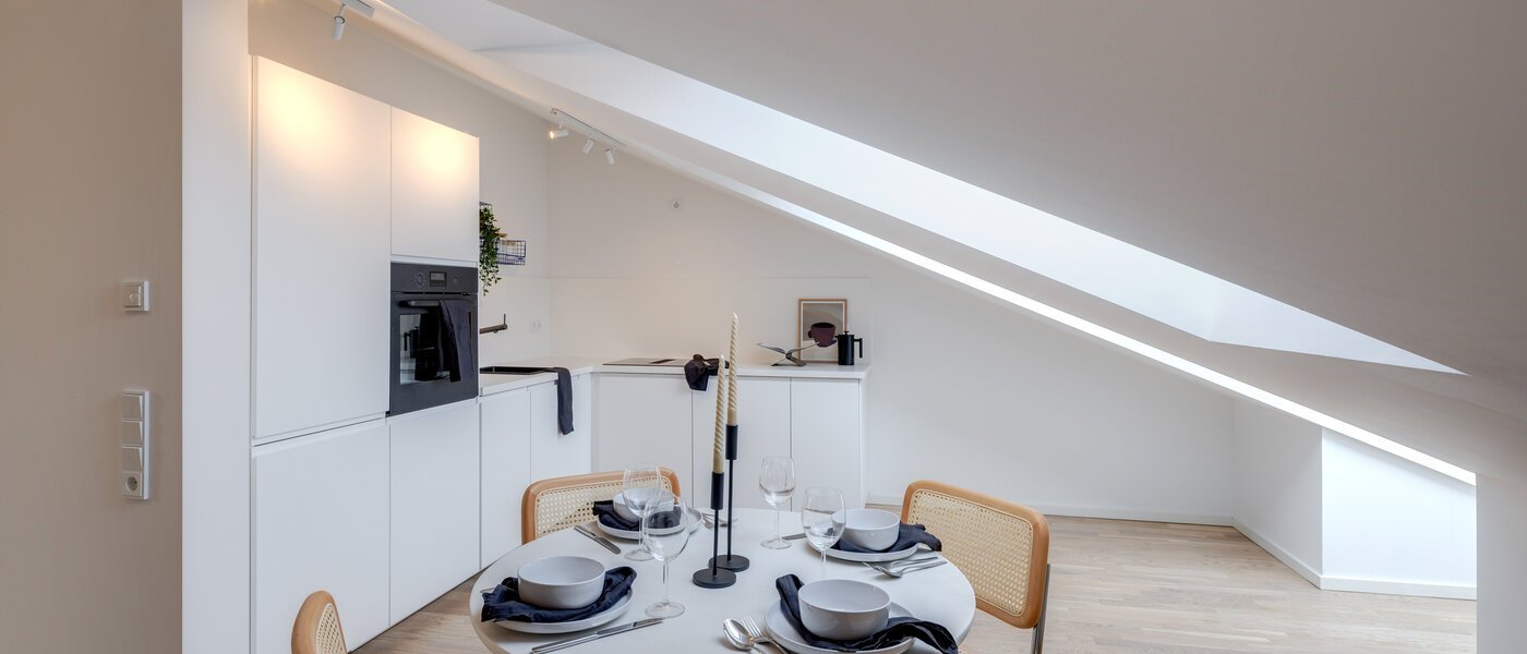 Dachgeschosswohnung Haar 01 Küche 13695