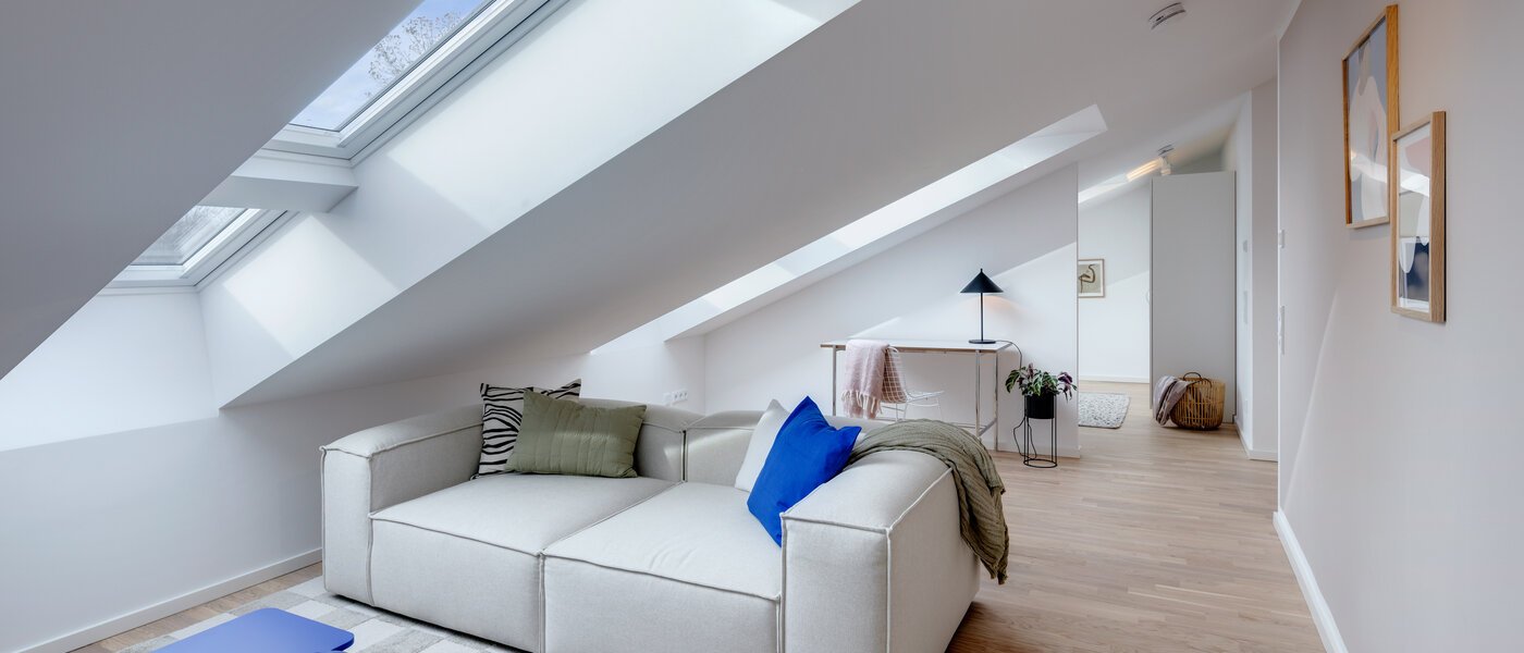 Dachgeschosswohnung Haar 02 Wohnbereich 13695