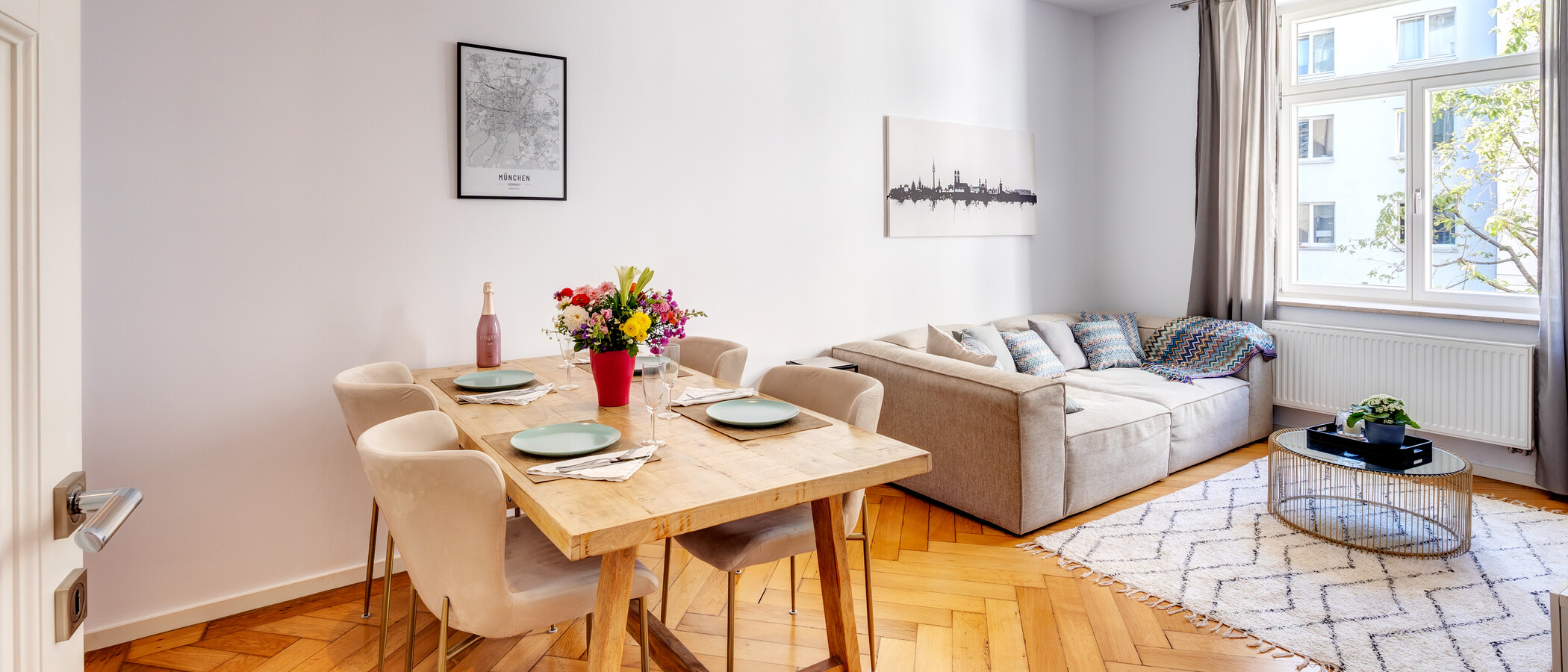 Wohnung München Isarvorstadt 01 Wohnbereich 13699
