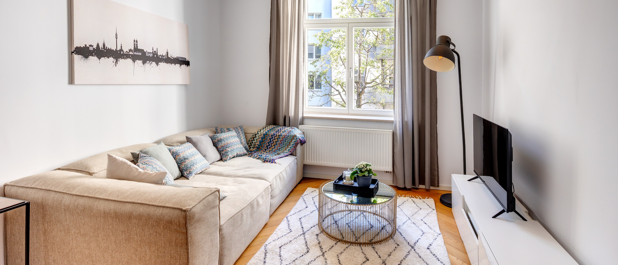 Wohnung München Isarvorstadt 02 Wohnbereich 13699