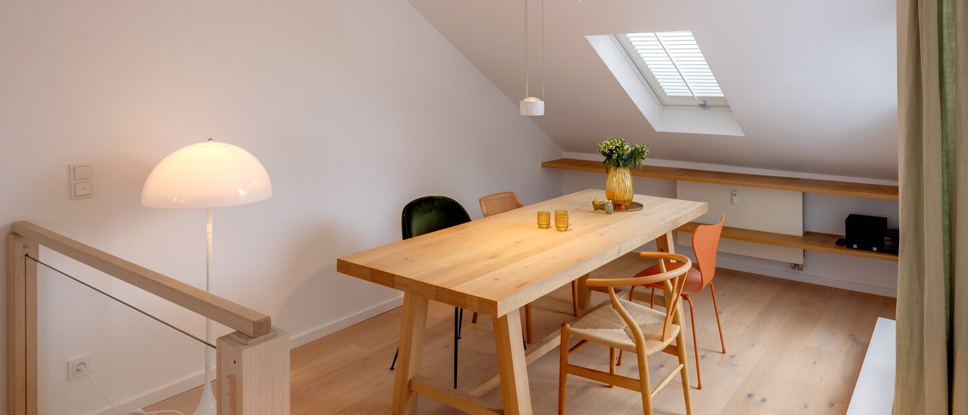 Maisonettewohnung München Altbogenhausen 01 Essbereich 13706