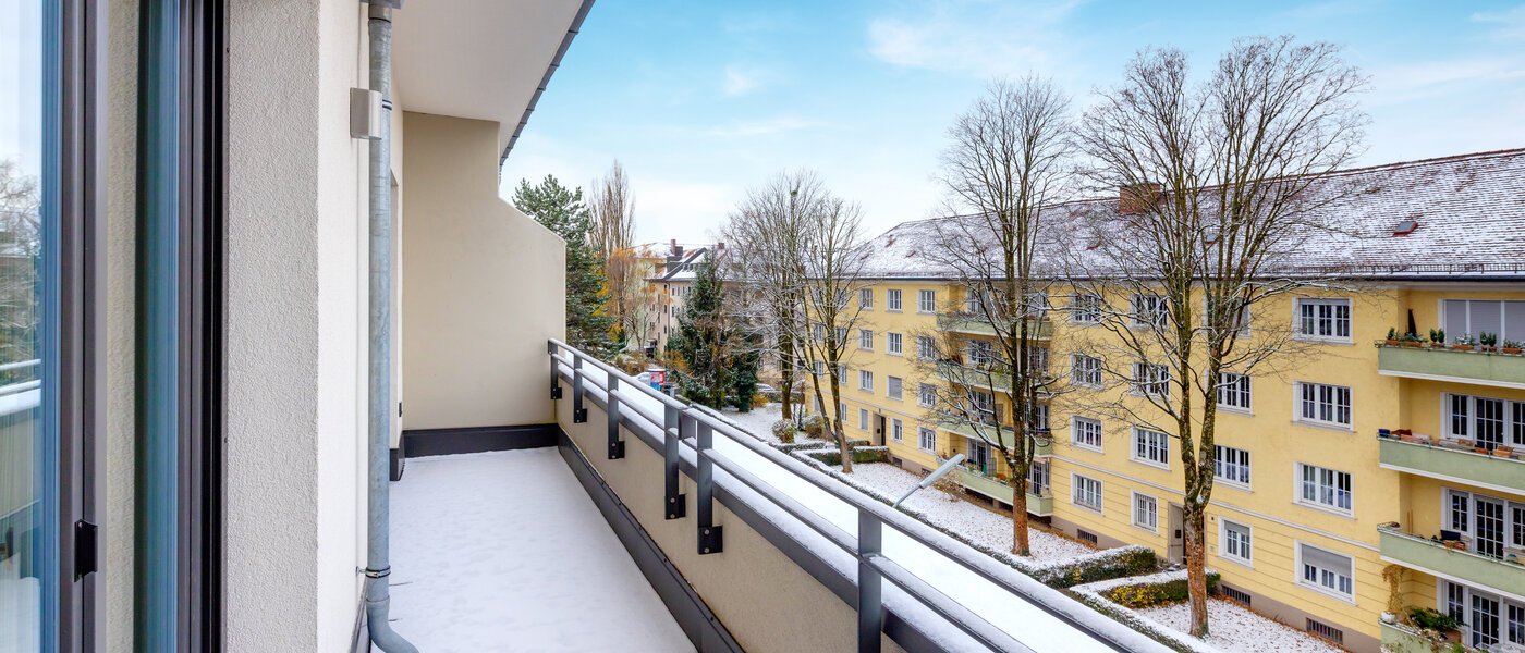 Maisonettewohnung München Altbogenhausen 01 1. Balkon 13706