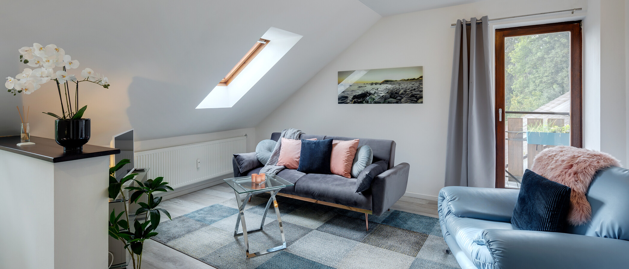 Dachgeschosswohnung Eching 02 Wohnbereich 13716