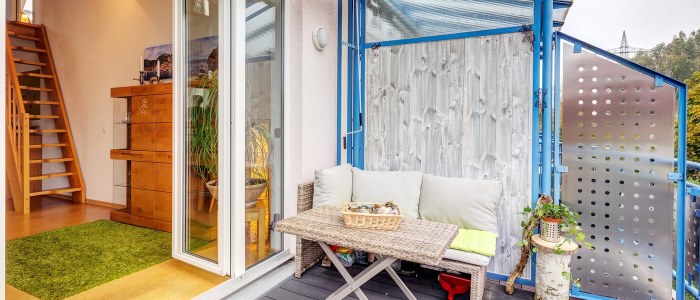 Maisonette-Galerie Wohnung Karlsfeld 01 Balkon 13717