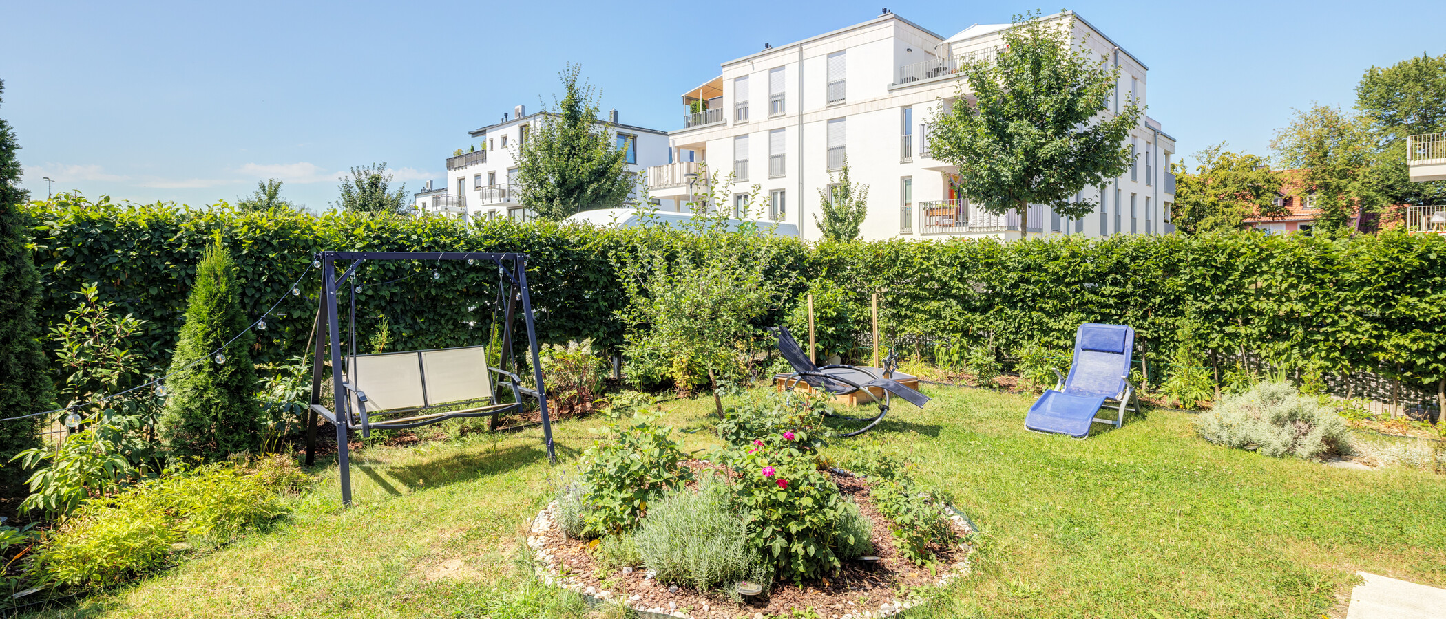 Gartenwohnung Neuried 02 Garten 13774