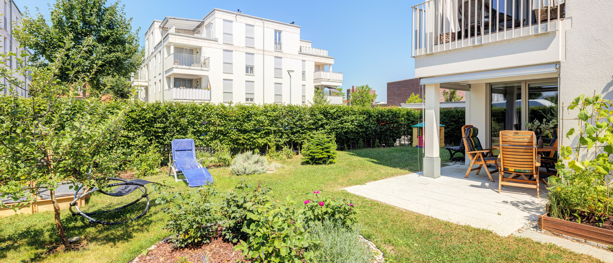 Gartenwohnung Neuried 03 Garten 13774