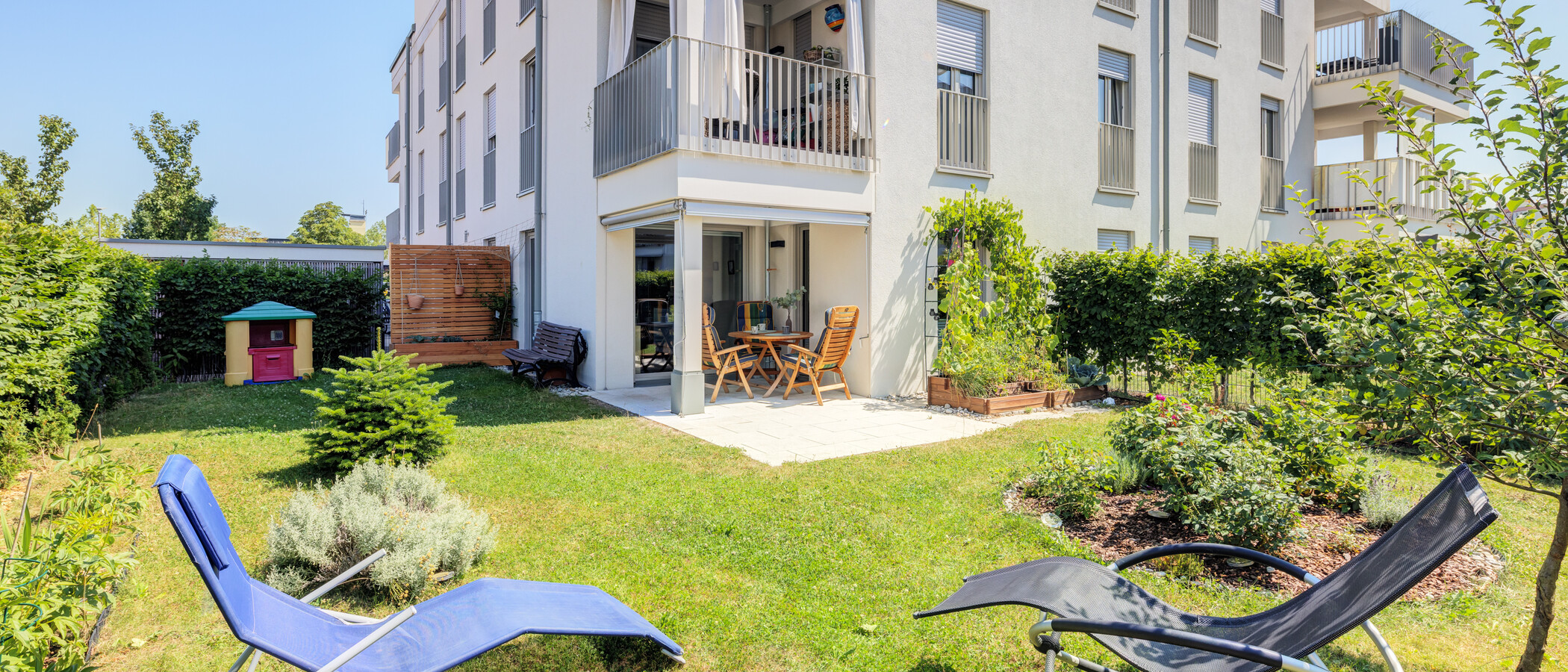 Gartenwohnung Neuried 04 Garten 13774