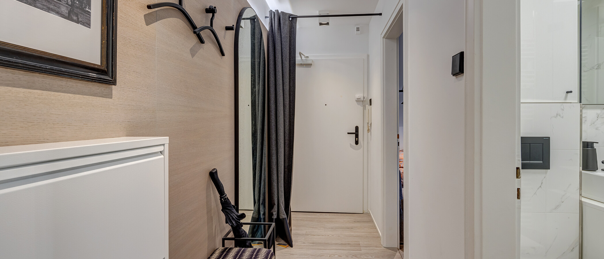 Wohnung München Schwabing-Nord (zw. Belgrad- & Leopoldstraße) 01 Flur/Gang 13778