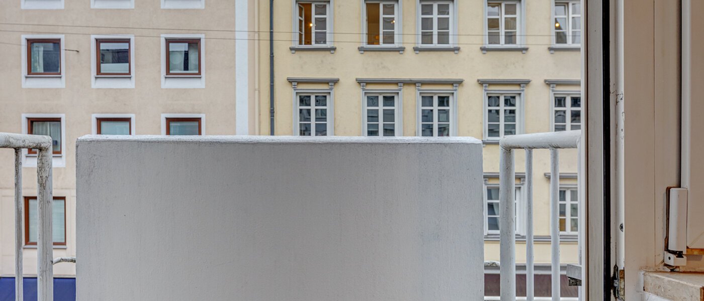 Apartment München Maxvorstadt - Universitätsviertel 01 Balkon 13779