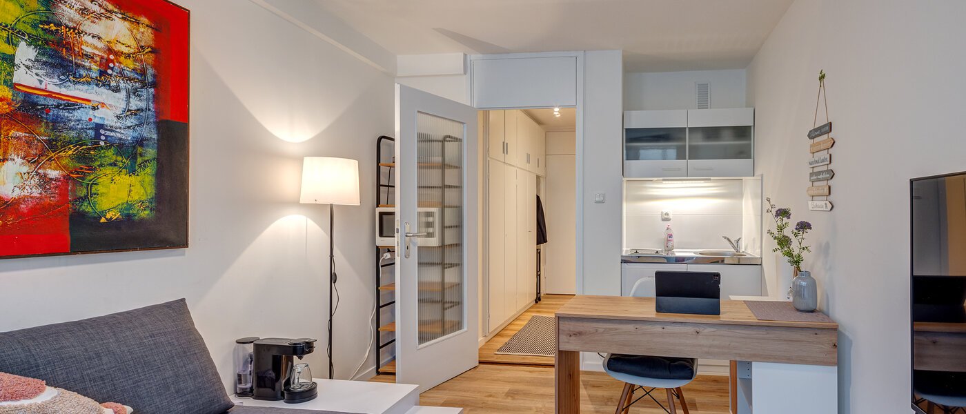 Apartment München Maxvorstadt - Universitätsviertel 03 Wohnbereich 13779