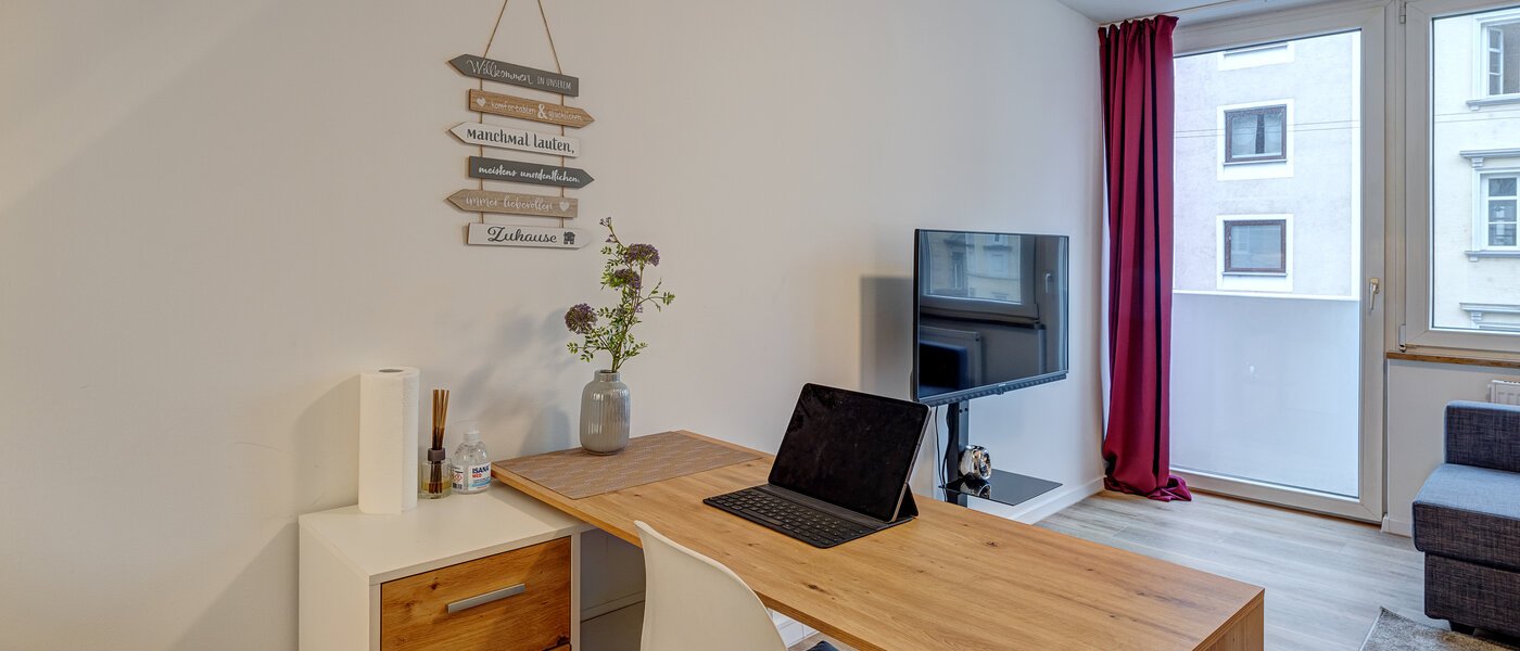 Apartment München Maxvorstadt - Universitätsviertel 04 Wohnbereich 13779