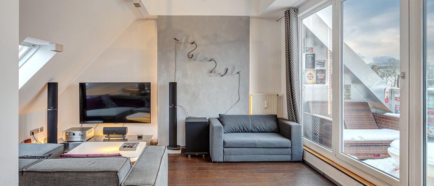 Wohnung München Schwabing-Nord (zw. Leopoldstraße & Englischen Garten) 01 Wohnbereich 13809