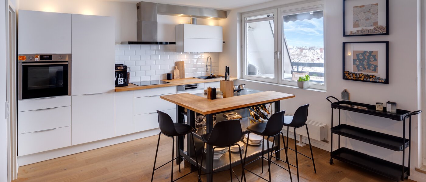 Dachterrassenwohnung München Obergiesing 01 Küche 13824