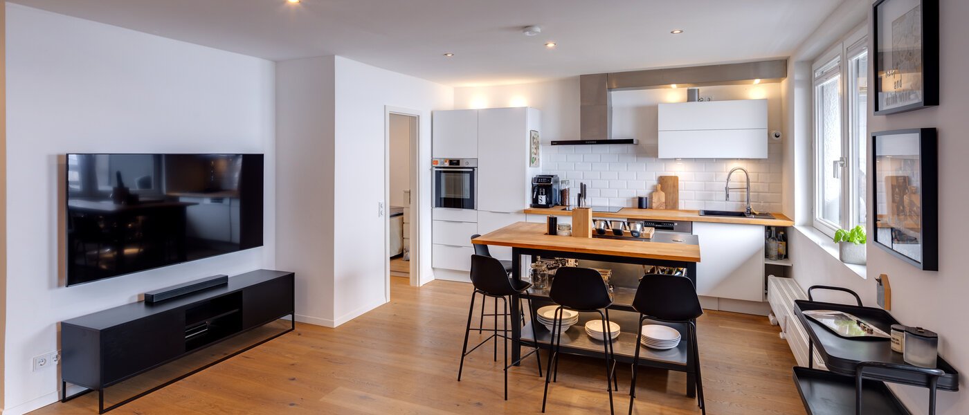 Dachterrassenwohnung München Obergiesing 01 Wohnbereich 13824