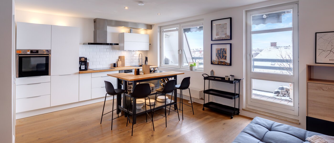 Dachterrassenwohnung München Obergiesing 04 Wohnbereich 13824