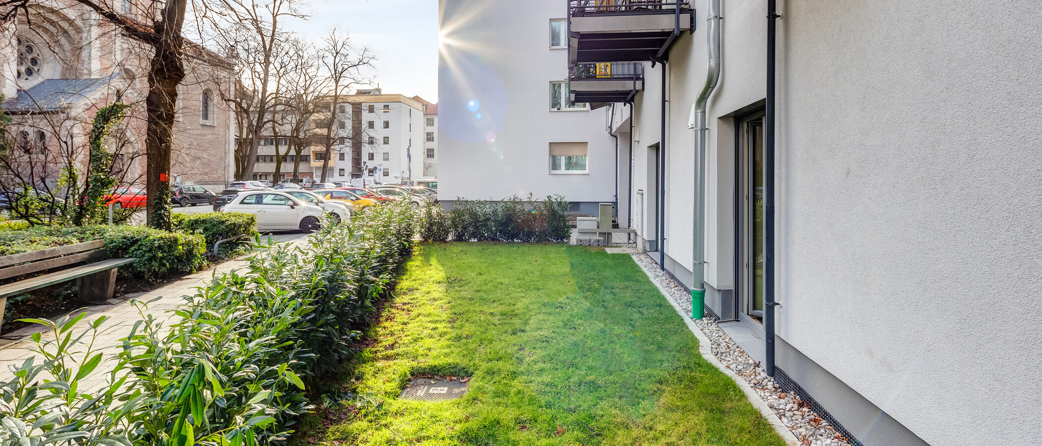 Wohnung München Glockenbachviertel 01 Garten 13829