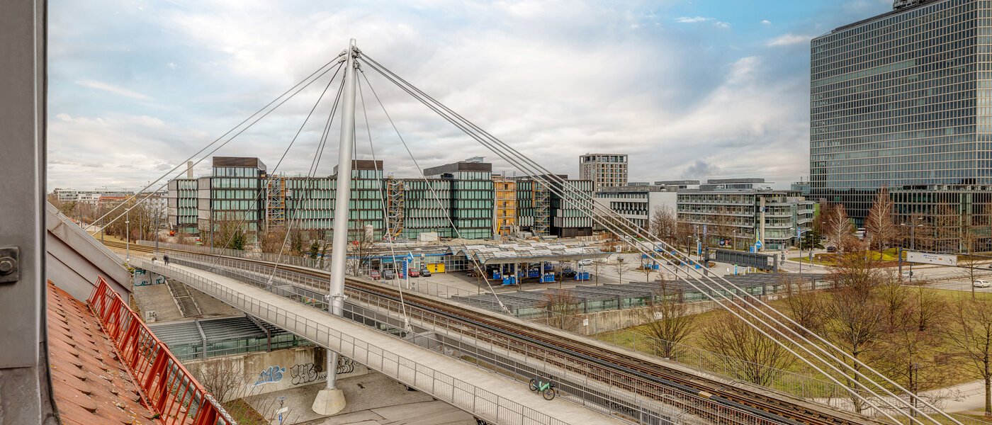Dachgeschosswohnung München Schwabing (rechts der Leopoldstraße) 02 Aussicht 13837