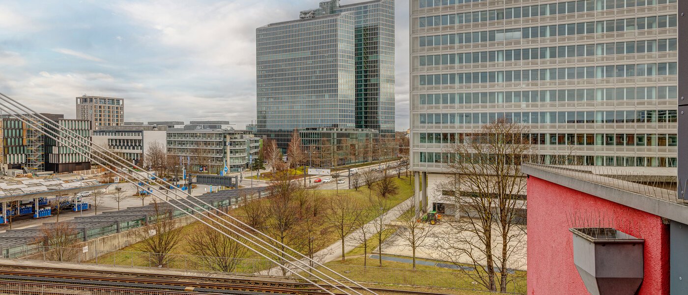 Dachgeschosswohnung München Schwabing (rechts der Leopoldstraße) 03 Aussicht 13837