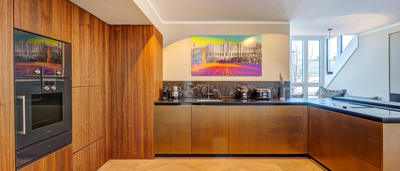 Maisonette-Galerie Wohnung München Altstadt 01 Küche 13841