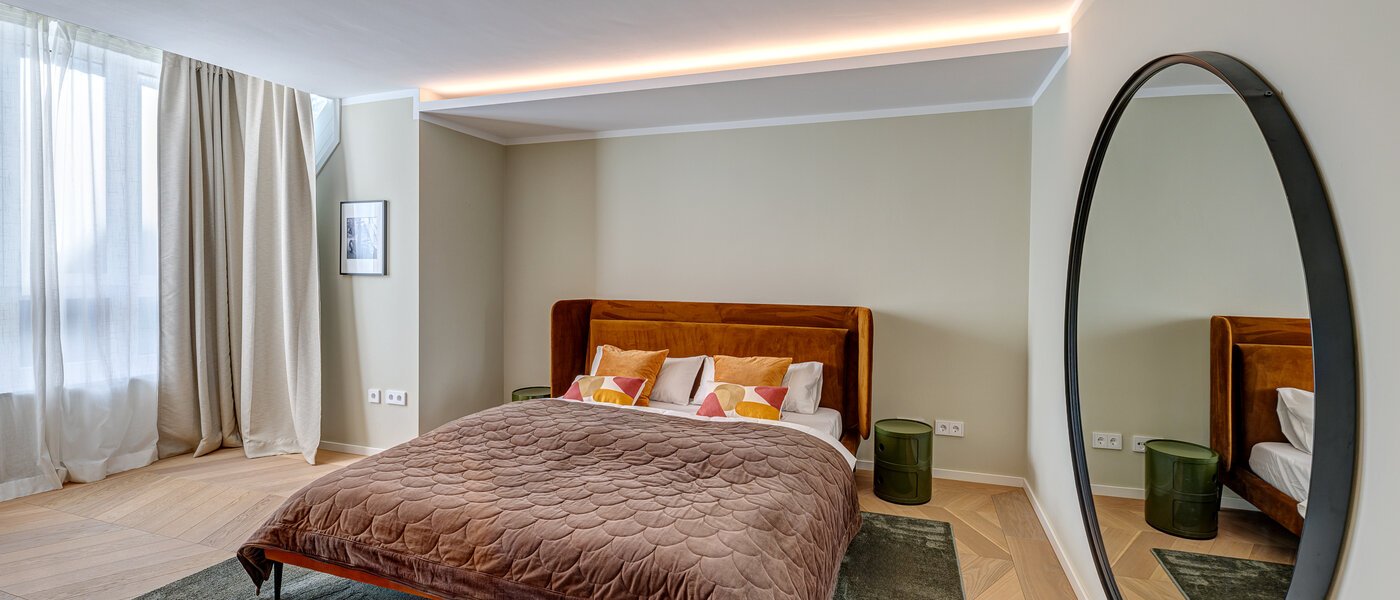 Maisonette-Galerie Wohnung München Altstadt 01 2. Schlafzimmer	 13841