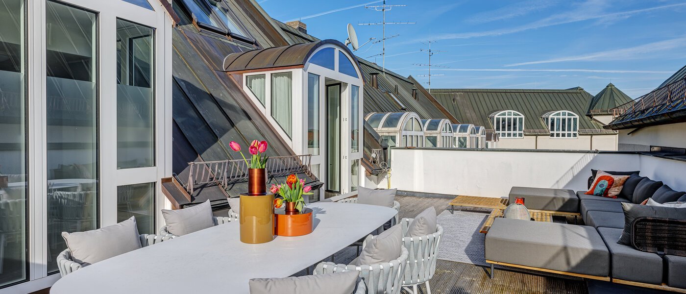 Maisonette-Galerie Wohnung München Altstadt 03 Dachterrasse 13841