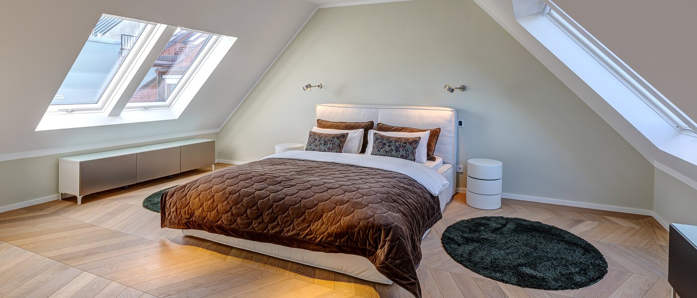 Maisonette-Galerie Wohnung München Altstadt 02 1. Schlafzimmer 13841