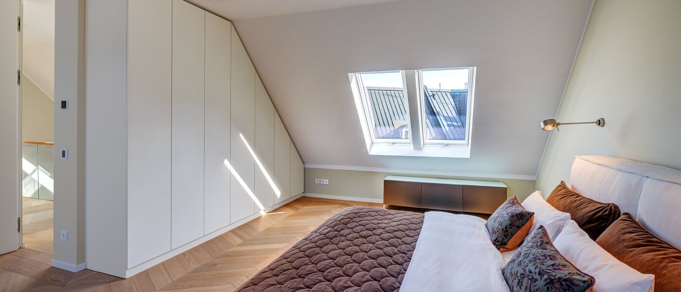 Maisonette-Galerie Wohnung München Altstadt 04 1. Schlafzimmer 13841