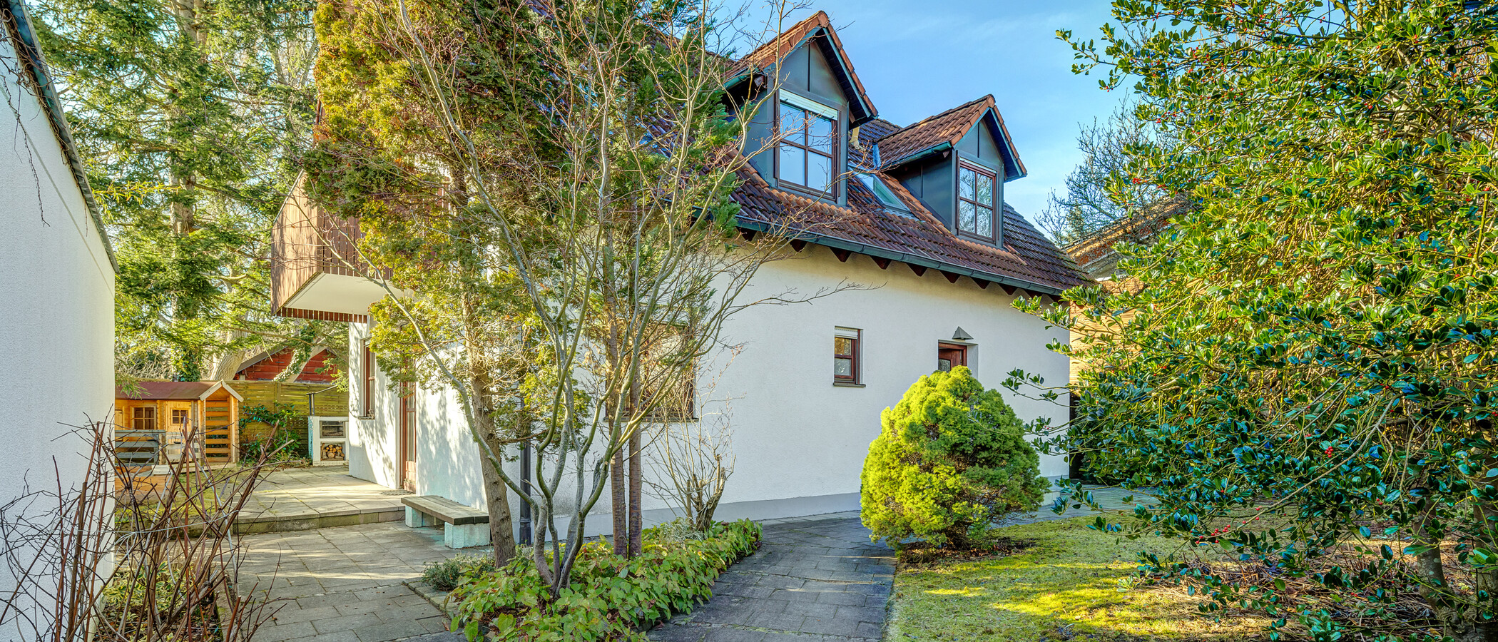 Einfamilienhaus München Trudering 01 Garten 13845